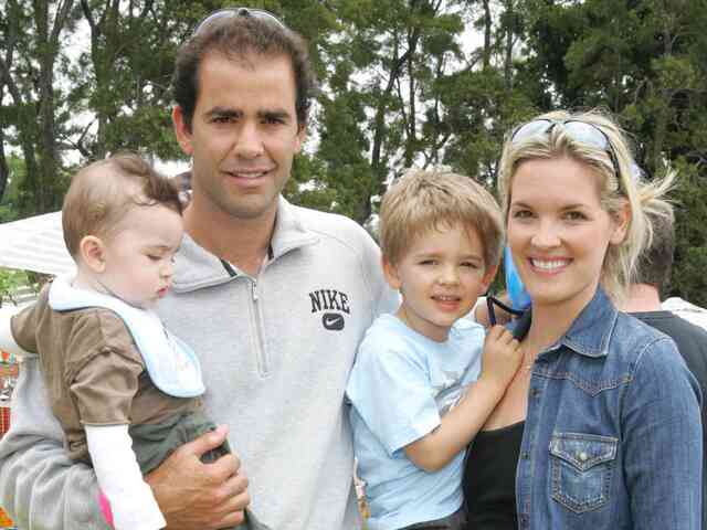 They married in September 2000, and together welcomed two sons, Christian and Ryan Sampras.