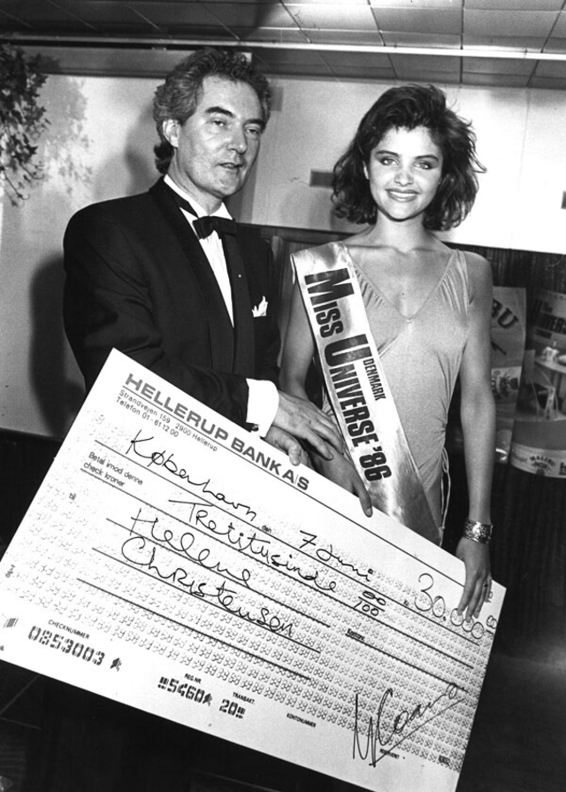 Her modeling journey began at the young age of 17 when she won the title of Miss Denmark in 1986.\