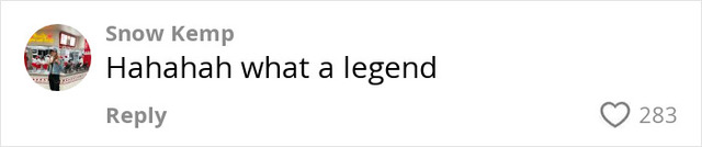 A fan's reaction to Katherine Ryan’s bold revelation: 'Hahahah, what a legend!'