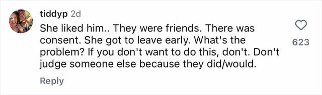 A follower’s perspective: ‘She liked him, they were friends, there was consent. She got to leave early, what’s the problem?’