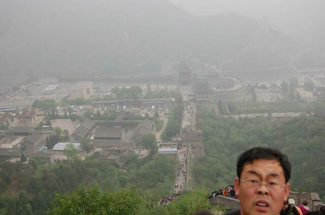 A vacation to see the Great Wall of China, but a poorly timed photograph ruins it.