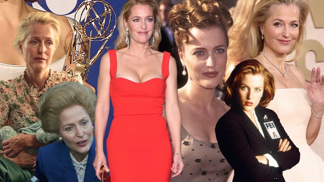 A visual timeline of Gillian Anderson’s transformative roles—from groundbreaking television icon to award-winning dramatic powerhouse.