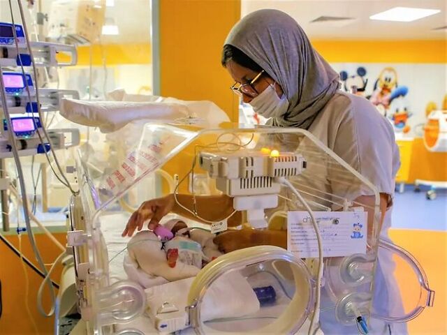 Halima successfully delivered all nine babies, who were immediately placed into neonatal intensive care units (NICU) due to their premature birth