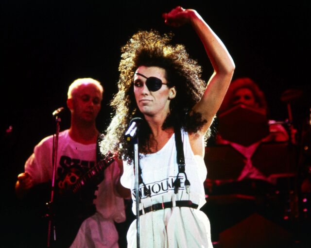 Pete Burns’ rise to fame began in the 1980s with his band Dead or Alive, which became synonymous with the glittering, glamorous sound of Euro-pop.