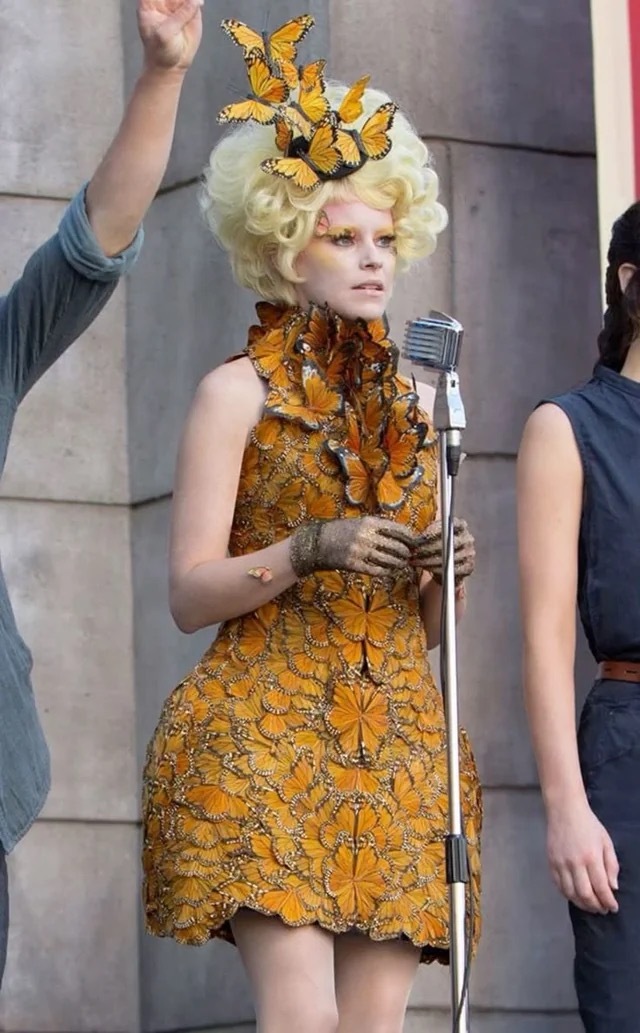 The butterfly dress in Catching Fire became one of her most iconic outfits