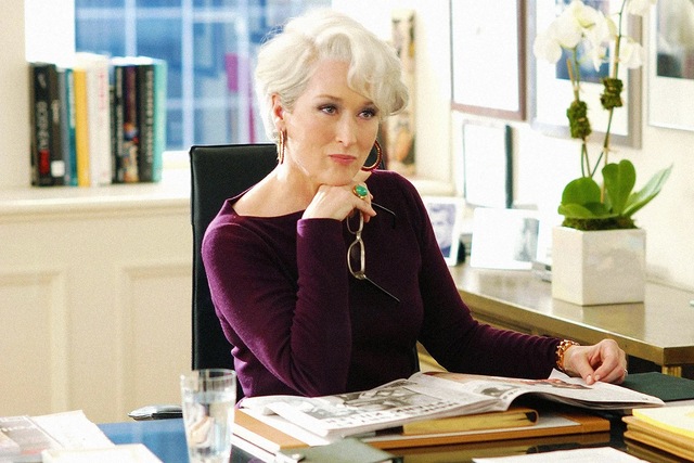 The iconic Miranda Priestly in The Devil Wears Prada (2006)