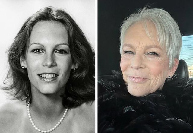 Jamie Lee Curtis became a powerful advocate for authenticity by rejecting plastic surgery and embracing her natural silver hair.