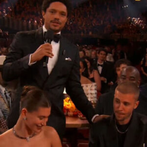 Beneath the Strained Smile: Decoding Justin Bieber’s Viral Grammy Encounter with Trevor Noah