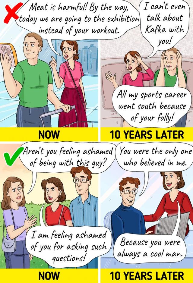 Accept your partner exactly as they are right now.