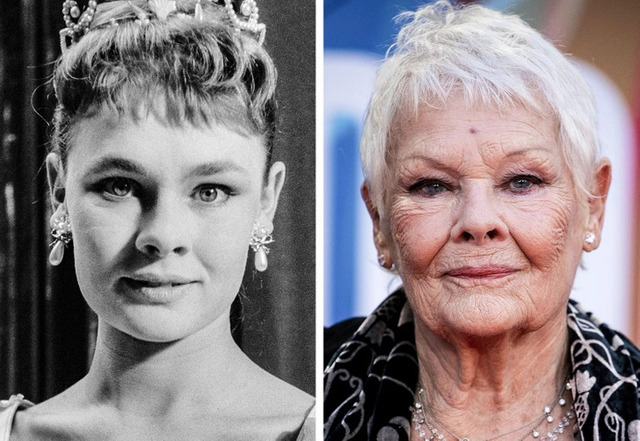 Dame Judi Dench proves that wisdom and natural elegance are the ultimate symbols of timeless beauty.