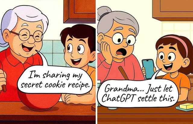 Grandparents are now embracing technology and learning to use social media.