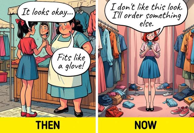 Home delivery has eliminated the need for changing rooms.