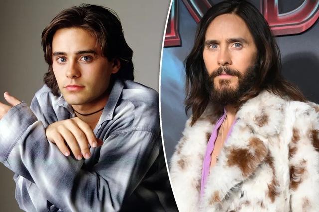 Jared Leto transformed from a clean-cut teen idol into an ageless bohemian rocker.