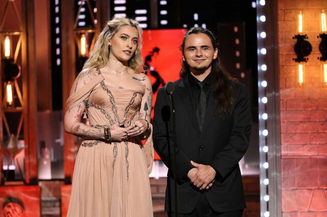 Paris Jackson at the 2022 Tony Awards alongside her brother, Prince Jackson
