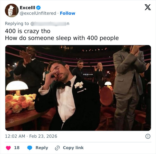 Social media erupts with memes as the scale of the 400-man event sinks in.