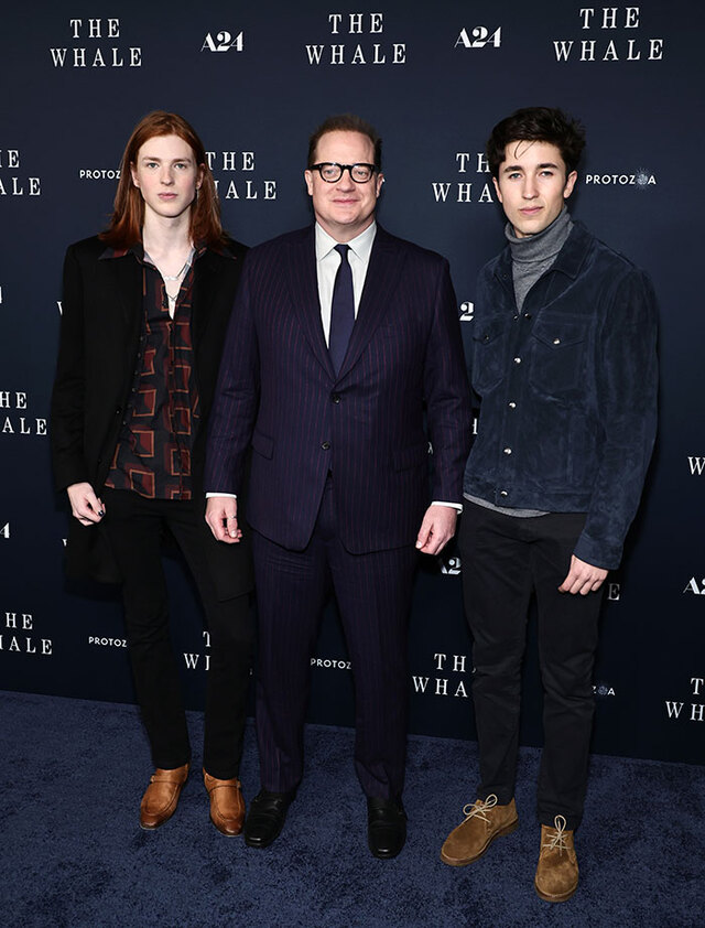 The Fraser Brothers: Brendan’s emotional comeback supported by his three sons.